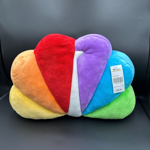 🌈 NBC Peacock Plush Pillow – Soft & Colorful Collectible Cushion! - Picture 1 of 2
